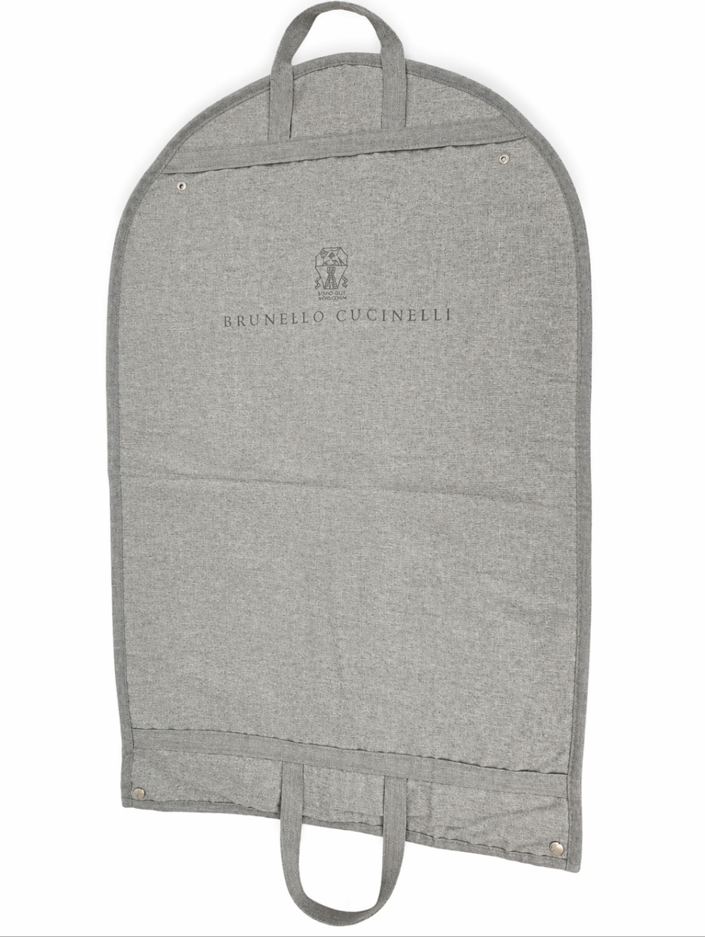 Brunello Cucinelli Gray Garment Bag – Large Travel Dust Bag w/ Handles & Zipper
